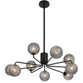 Felton 9 Pendant Light Black